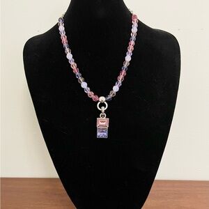 Myka Swarovski Necklace with Detachable Pendant